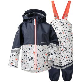 Костюм детский Didriksons WATERMAN PR KIDS SET, камешки на белом, 503019, Вариант УТ-00176306: Размер: 100 , изображение  - НаВелосипеде.рф