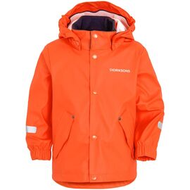 Куртка детская Didriksons POLEN KIDS JKT, оранжевый, 502959, Вариант УТ-00210820: Размер: 100, изображение  - НаВелосипеде.рф