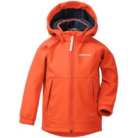 Куртка детская Didriksons DELLEN KIDS JACKET, оранжевый, 502968, Вариант УТ-00210766: Размер: 100 , изображение  - НаВелосипеде.рф