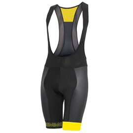 Велотрусы c лямками Biemme Pro Evo, AB92 черный/желтый fluo, 2020, A21L205M, Вариант УТ-00212906: Размер: L, изображение  - НаВелосипеде.рф