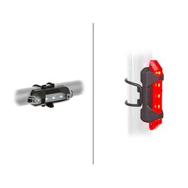 Фонари велосипедные AUTHOR Stake Mini USB, быстросъемные, комплект, USB Li-ion, 8-12040140, изображение  - НаВелосипеде.рф