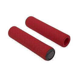 Грипсы велосипедные AUTHOR AGR SILICONE ELITE, силикон, 130мм, 96г, красные, 8-33402033, изображение  - НаВелосипеде.рф