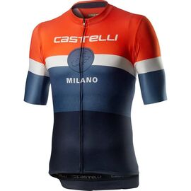 Веломайка Castelli Milano, короткий рукав, темно-синий 2020, 4520021, Вариант УТ-00213458: Размер: L, изображение  - НаВелосипеде.рф