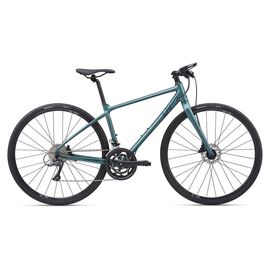 Женский велосипед LIV Thrive 3 700С 2020, Вариант УТ-00208362: Рама: M (Рост: 164-175см), Цвет: серый/бирюзовый, изображение  - НаВелосипеде.рф