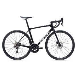 Шоссейный велосипед Giant TCR Advanced 2 Disc-Pro Compact 28" 2020, Вариант УТ-00212509: Рама: ML (Рост: 177-187см), Цвет: черный металлик, изображение  - НаВелосипеде.рф