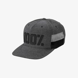 Бейсболка велосипедная 100% Frontier Snapback Hat, Grey Heather, 20065-188-01, изображение  - НаВелосипеде.рф