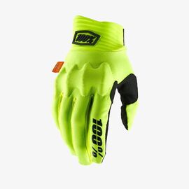 Велоперчатки 100% Cognito Glove, Fluo Yellow/Black, 10013-014-13, Вариант УТ-00212802: Размер: L , изображение  - НаВелосипеде.рф