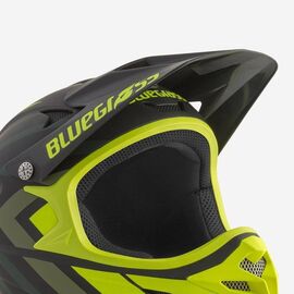 Козырек к шлему Bluegrass Visor Intox, Black/Fluo Yellow, 5VISG0900VN, изображение  - НаВелосипеде.рф