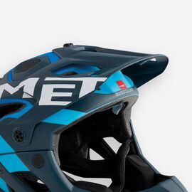 Козырек к шлему Met Visor Parachute, Matt Blue, 5VISM9800BL, изображение  - НаВелосипеде.рф