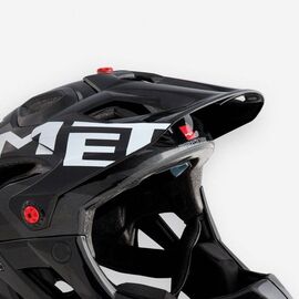 Козырек к шлему Met Visor Parachute, Metallic Black, 5VISM9800NN, изображение  - НаВелосипеде.рф