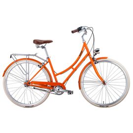 Городской велосипед BEARBIKE Marrakesh 28" 2020, Вариант УТ-00216279: Рама: 450мм (Рост: 150-180см), Цвет: оранжевый, изображение  - НаВелосипеде.рф