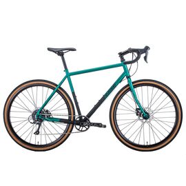 Циклокроссовый велосипед BEARBIKE Riga 700C 2020, Вариант УТ-00214282: Рама: 540 мм (Рост: 175-181см), Цвет: зеленый матовый, изображение  - НаВелосипеде.рф