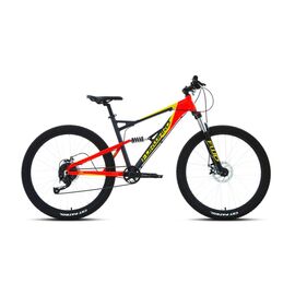 Двухподвесный велосипед FORWARD FLARE 2.0 disc 27,5" 2020, Вариант УТ-00216814: Рама: 18" (Рост: 165-185см), Цвет: серый/красный, изображение  - НаВелосипеде.рф