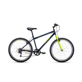 Горный велосипед ALTAIR MTB HT 1.0 26" 2020, Вариант УТ-00215897: Рама: 17" (Рост: 156-170см), Цвет: темно-синий/зеленый, изображение  - НаВелосипеде.рф