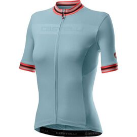 Веломайка Castelli PROMESSA 3, женская, короткий рукав, серо-голубой 2020, 4520066, Вариант УТ-00213493: Размер: L, изображение  - НаВелосипеде.рф