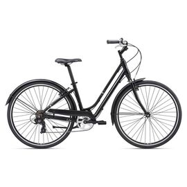 Женский велосипед Giant LIV Flourish 3 700С 2020, Вариант УТ-00211471: Рама: M (Рост: 165-183см), Цвет: черный металлик, изображение  - НаВелосипеде.рф