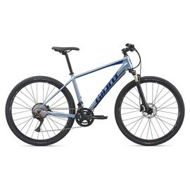 Гибридный велосипед Giant Roam 0 Disc 700С 2020, Вариант УТ-00208373: Рама: L (Рост: 180-190см), Цвет: светло-синий, изображение  - НаВелосипеде.рф