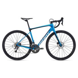 Шоссейный велосипед Giant Defy Advanced 3-HRD 28" 2020, Вариант УТ-00208408: Рама: ML (Рост: 177-187см), Цвет: синий металлик, изображение  - НаВелосипеде.рф