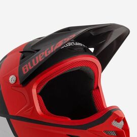 Козырек к шлему Bluegrass Visor Intox, Black/Red/White, 5VISG0900RB, изображение  - НаВелосипеде.рф