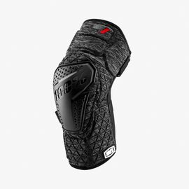 Наколенники 100% Surpass Knee Guards, Grey Heather/Black, 2020, 90210-052-10, Вариант УТ-00212825: Размер: L , изображение  - НаВелосипеде.рф