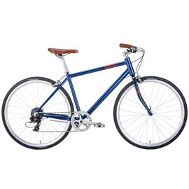 Городской велосипед BEARBIKE Marsel 700C 2020, Вариант УТ-00212354: Рама: 540мм (Рост: 175-181см), Цвет: синий, изображение  - НаВелосипеде.рф