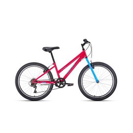 Подростковый велосипед ALTAIR MTB HT 24 low 24" 2020, Вариант УТ-00211612: Рама: 14" (Рост: 135-154см), Цвет: зеленый/черный, изображение  - НаВелосипеде.рф