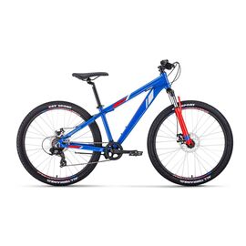 Подростковый велосипед FORWARD TORONTO 2.0 disc 26" 2020, Вариант УТ-00212372: Рама: 14" (Рост: 135-154см), Цвет: синий, изображение  - НаВелосипеде.рф