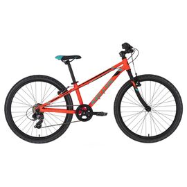 Подростковый велосипед KELLYS Kiter 30 24" 2020, Вариант УТ-00217120: Рама: 11" (Рост: 125-145см), Цвет: Neon Orange , изображение  - НаВелосипеде.рф