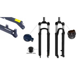 Вилка велосипедная PARTNER HXF-529L, 29", Ø 1-1/8", алюминий, ход 100 мм, 28,6, для Crossway, Disc brake, NN003387, изображение  - НаВелосипеде.рф