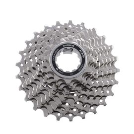 Кассета велосипедная Shimano105 CS-5700, 10 скоростей, 11-25 зубьев, серебристый, KCS570010125, изображение  - НаВелосипеде.рф