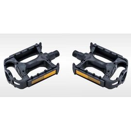 Педали велосипедные FEIMIN FP-815, платформа, 9/16", 108x78 мм, пластик, черный, FWD3032603-20, изображение  - НаВелосипеде.рф