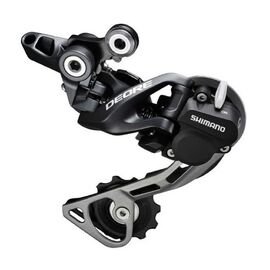 Переключатель задний SHIMANO DEORE RD-M615, 10 скоростей, крепление (на болт) под петух, GS, 1RD210000093, изображение  - НаВелосипеде.рф
