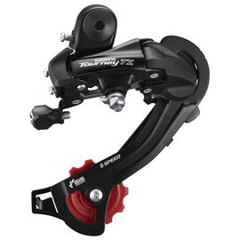 Переключатель задний SHIMANO Tourney RD-TZ500, 6/7 скоростей, под петух, SGS, ARDTZ500GSD, изображение  - НаВелосипеде.рф