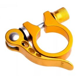 Хомут подседельного штыря с эксцентриком FORWARD, 31,8 мм, золотистый, H31.8GOLD, изображение  - НаВелосипеде.рф
