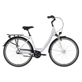 Городской велосипед KELLYS Avenue 90 28" 2020, Вариант УТ-00217153: Рама: 430 (Рост: 157-171см), Цвет: белый, изображение  - НаВелосипеде.рф