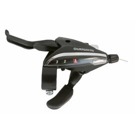 Шифтер/тормозная ручка SHIMANO ACERA ST-EF65-3L, комбинированный, 3 скорости, 22,2 мм, ASTEF654LVSBS, изображение  - НаВелосипеде.рф