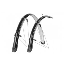 Крылья велосипедные Polisport CITY BIKE GEORGIA, 26", 46 mm, Black, PLS8623000001, изображение  - НаВелосипеде.рф