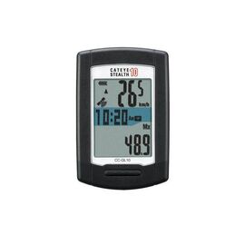 Велокомпьютер Cat Eye CC-GL10 STEALTH10, беспроводной, 10 функций, черный, CE1603700, изображение  - НаВелосипеде.рф