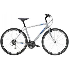Гибридный велосипед Trek Verve 3 700C 2019, Вариант УТ-00217452: Рама: 17,5 (Рост: 156-170см), Цвет: Black Pearl, изображение  - НаВелосипеде.рф