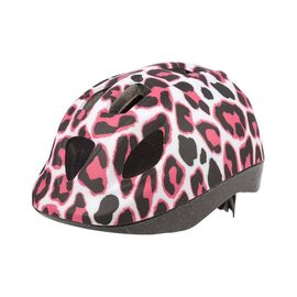 Шлем велосипедный детский Polisport Kids Pinky Cheetah, Pink/Black, Вариант УТ-00218084: Размер: XS 46/53, изображение  - НаВелосипеде.рф