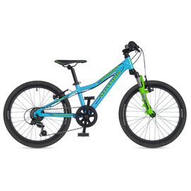 Детский велосипед Author Smart 20" 2021, Вариант УТ-00218482: Рама: 10" (Рост: 120-135см), Цвет: Summer Blue // Kawa Green , изображение  - НаВелосипеде.рф
