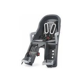 Детское велокресло Polisport GUPPY MINI FF, на рулевую трубу, темно-серое, PLS8639400004, изображение  - НаВелосипеде.рф