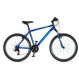 Горный велосипед Author Outset 26" 2021, Вариант УТ-00218508: Рама: 15" (Рост: 145-160см), Цвет: Satin Blue (Italian Sky / Lime) // Satin Blue , изображение  - НаВелосипеде.рф