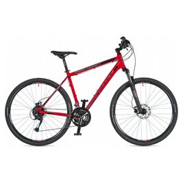 Гибридный велосипед Author Vertigo 29" 2021, Вариант УТ-00218600: Рама: 18" (Рост: 167-178см), Цвет: Author Red (Black / Silver) // Black, изображение  - НаВелосипеде.рф
