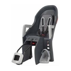 Детское велокресло Polisport Guppy rs plus ff, на подседельную трубу, темно-серое, PLS8637700023, изображение  - НаВелосипеде.рф