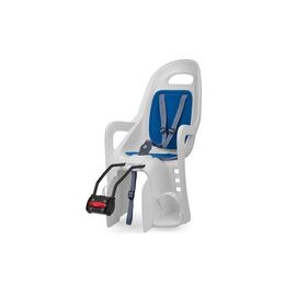 Детское велокресло Polisport GROOVY FF, на подседельную трубу, белое/синее, до 22 кг, PLS8406000003, изображение  - НаВелосипеде.рф