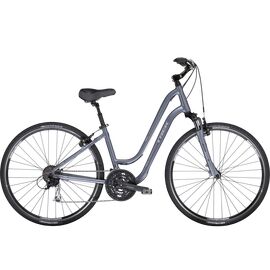 Гибридный велосипед Trek Verve 4 WSD HBR 700C 2014, Вариант УТ-00217392: Рама: 16L (Рост: 150-165см), Цвет: Steel Blue , изображение  - НаВелосипеде.рф