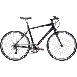 Гибридный велосипед Trek 7.5 FX HBR 700C 2014, Вариант УТ-00217406: Рама: 15 (Рост: 145-150см), Цвет: Metallic Black , изображение  - НаВелосипеде.рф