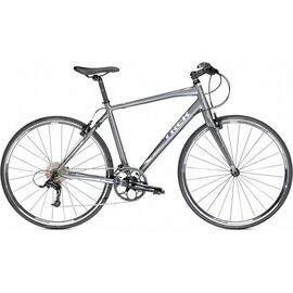 Гибридный велосипед Trek 7.6 FX HBR 700C 2014, Вариант УТ-00217410: Рама: 15 (Рост: 145-160см), Цвет: Matte Graphite, изображение  - НаВелосипеде.рф