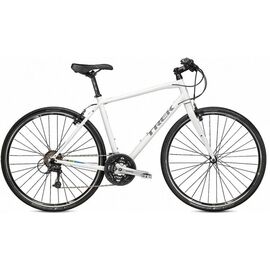 Гибридный велосипед Trek 7.4 FX 700C 2016, Вариант УТ-00217436: Рама: 17.5 (Рост: 156-170см), Цвет: Crystal White , изображение  - НаВелосипеде.рф